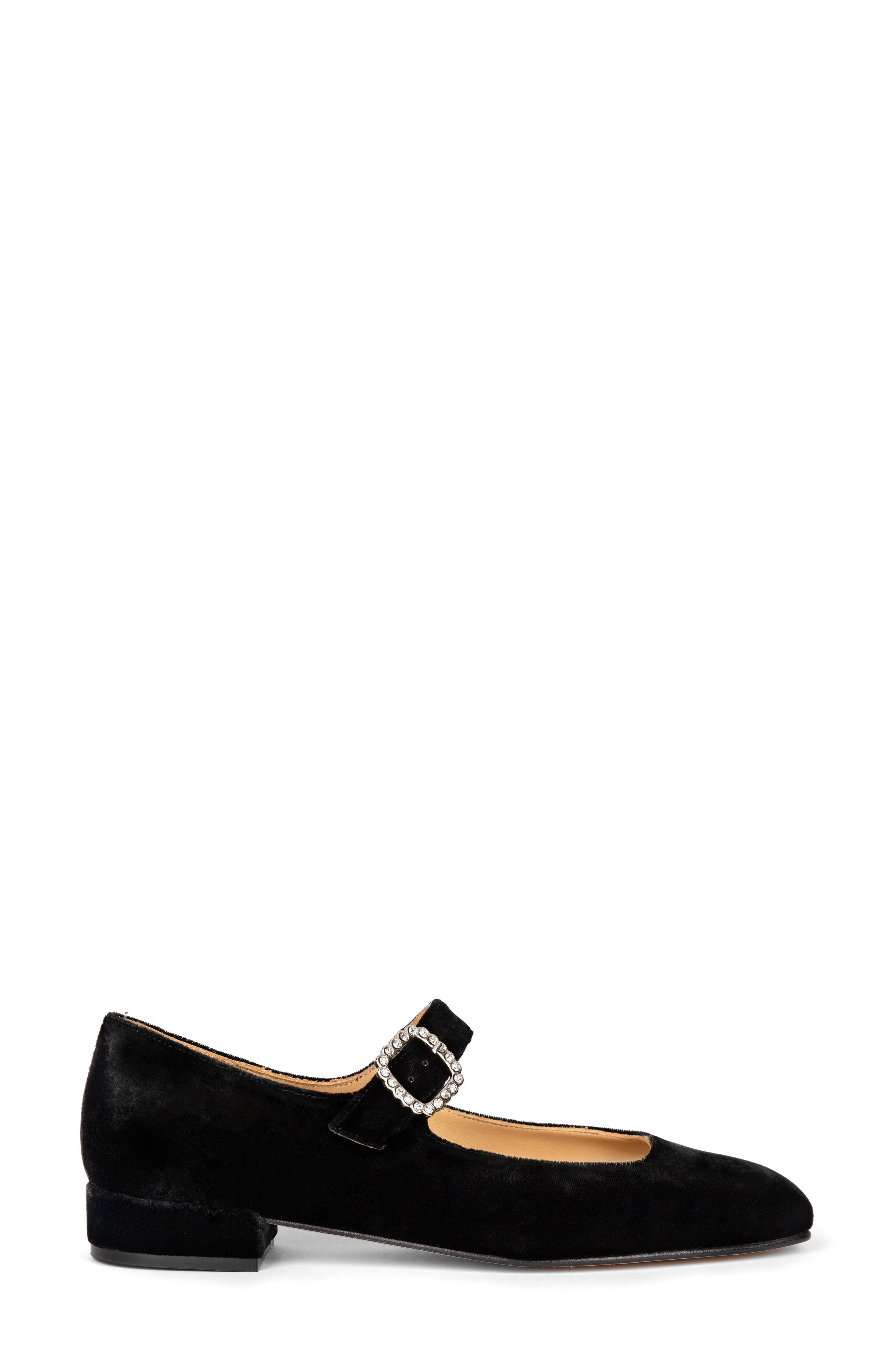 Penelope Chilvers Velvet Mary Jane, Alternate, color, Black