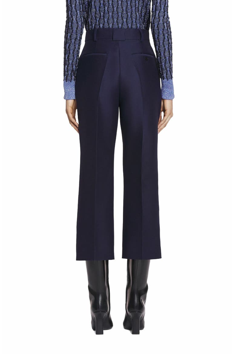 FLARED CROPPED PANTS, Alternate, color, MIDNIGHT BLUE