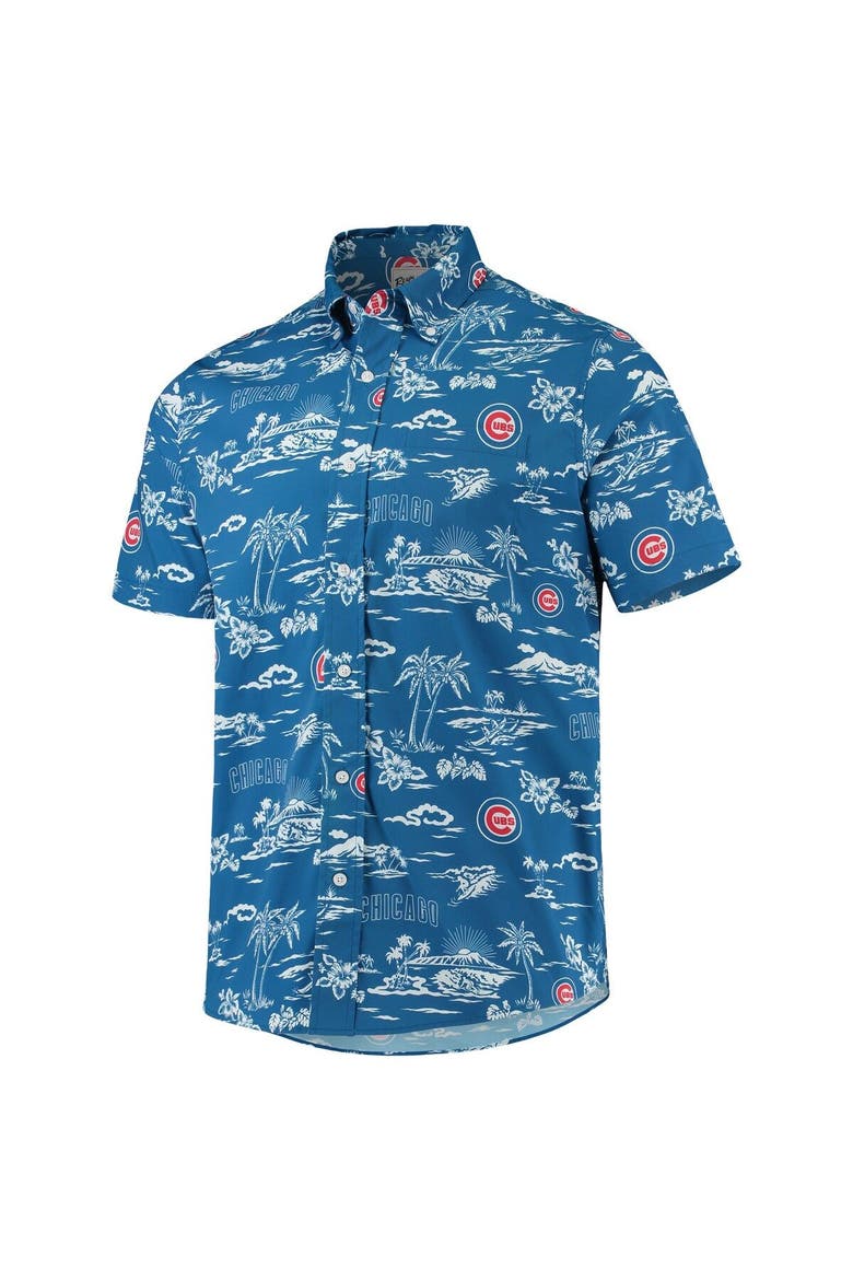 Men's Reyn Spooner Royal Chicago Cubs Kekai Button-Down Shirt, Alternate, color, Royal