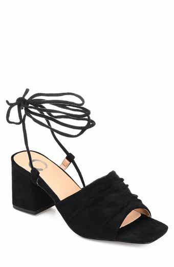 JOURNEE COLLECTION Felisity Vegan Lace-Up Tie Pump
