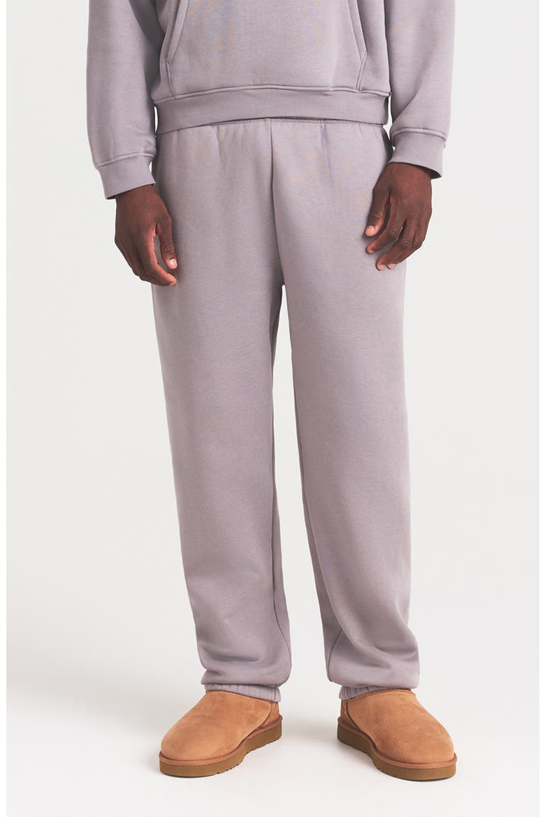 Fleece Lounge Relaxed Joggers, Main, color, SHADOW