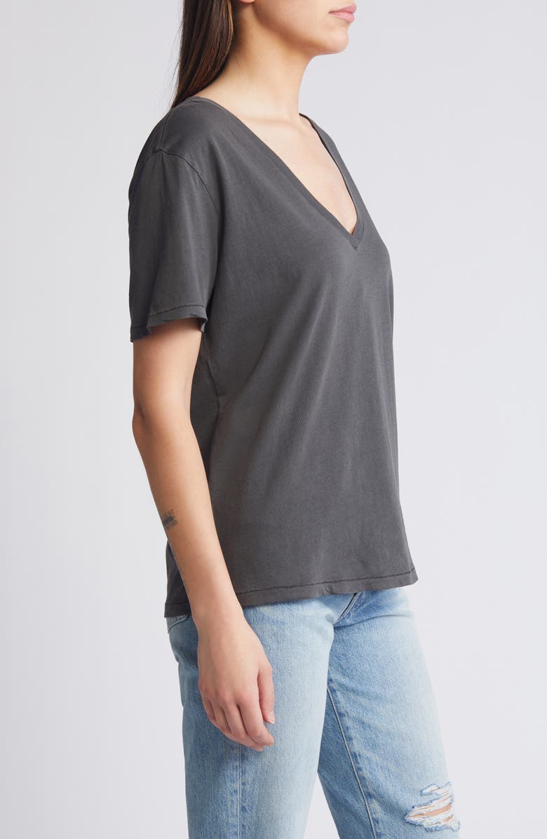 Treasure & Bond Oversize V-Neck Cotton T-Shirt, Alternate, color, 