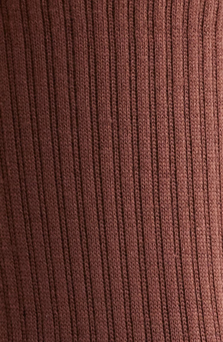 Zella 3-Pack Crew Socks, Alternate, color, Brown Bitter