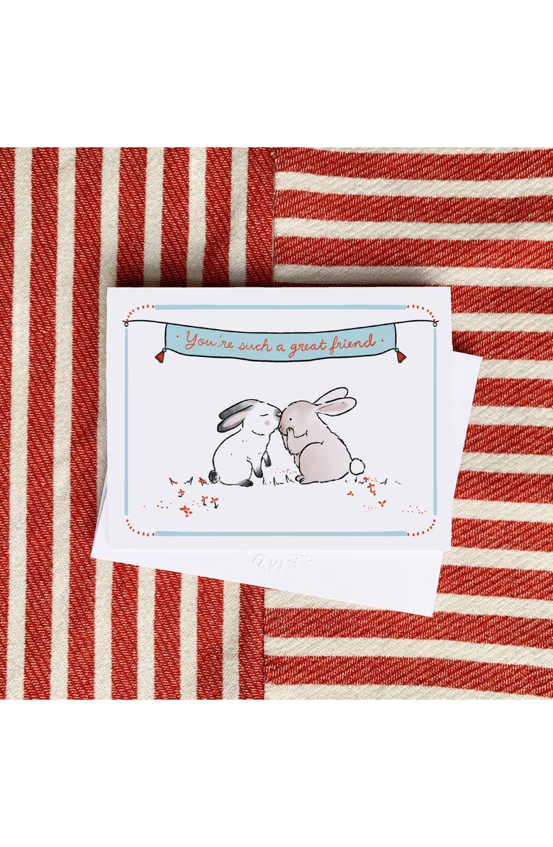 Ramus & Co Love/Friendship Greeting Card Pack (3ct) "You're Such a Great Friend (Bunnies)", Alternate, color, Multi-Pack