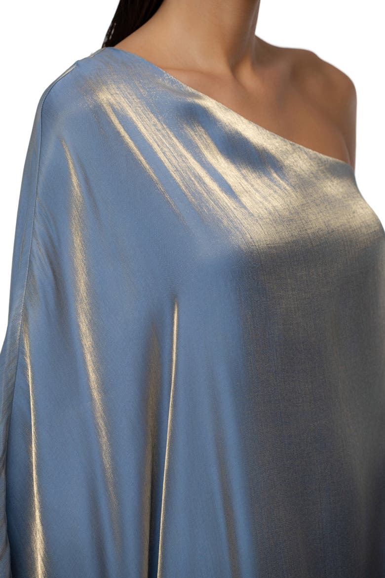 Cher Iridescent Top, Alternate, color, Blue