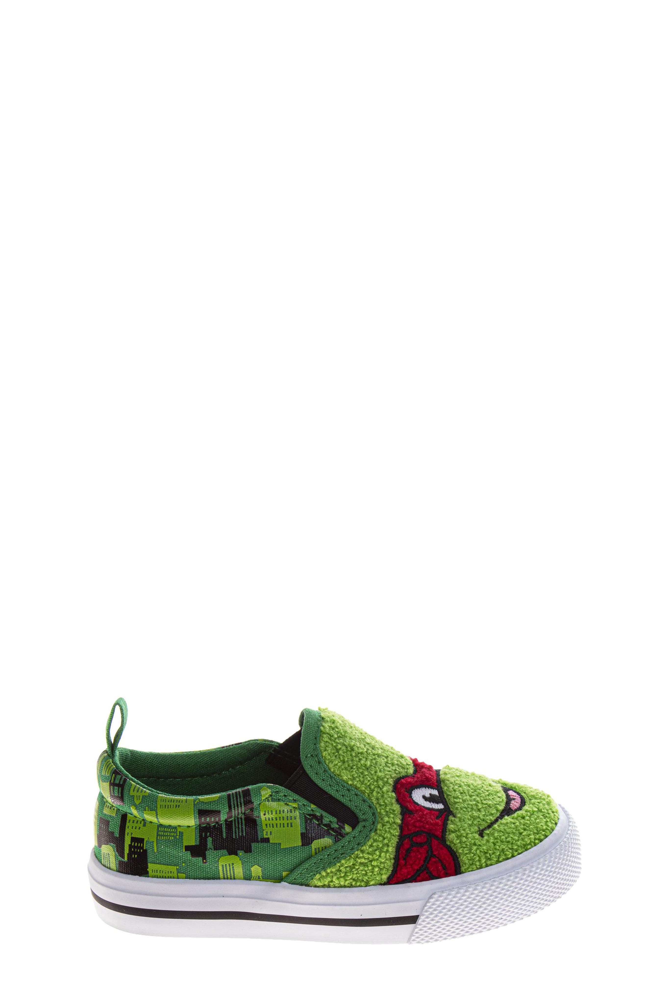 JOSMO Kids' Teenage Mutant Ninja Turtle Slip-On Sneaker, Alternate, color, 