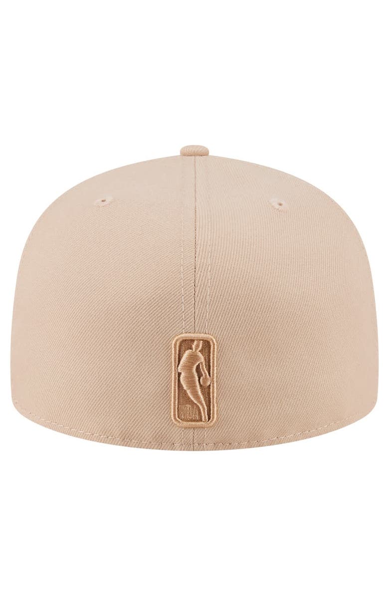 New Era Men
s New Era Khaki Los Angeles Lakers Color Pack A-Frame 59FIFTY Fitted Hat, Alternate, color, Khaki