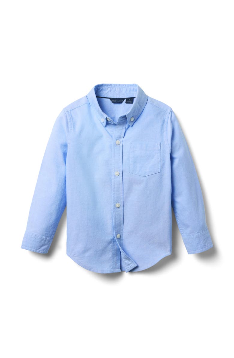 Janie and Jack The Oxford Shirt, Main, color, Blue