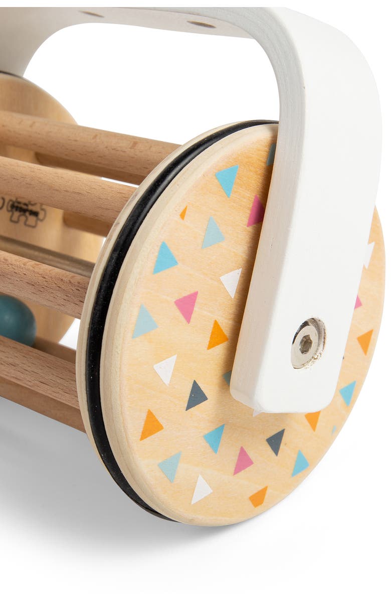 Bigjigs Toys 100% FSC<sup>®</sup> Certified Push Along Musical Roller, Alternate, color, White