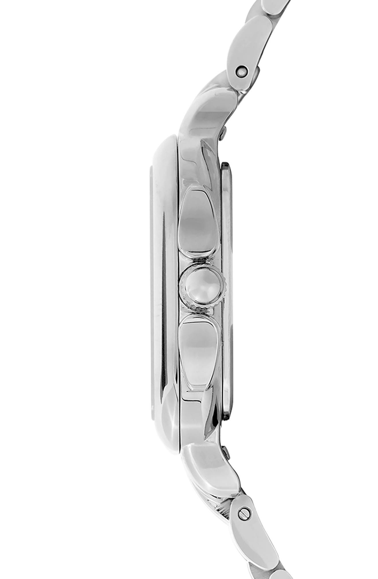 Olivia Burton Grosvenor 28mm Stainless Steel Quartz Watch - Crystal Dial Classic 28mm Grosvenor Black & Two Tone Bracelet Watch  main image 3