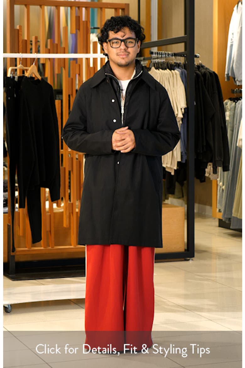 Mackintosh with Removable Quilted Bib video