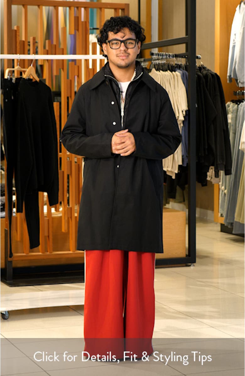 Mackintosh with Removable Quilted Bib, sales video thumbnail