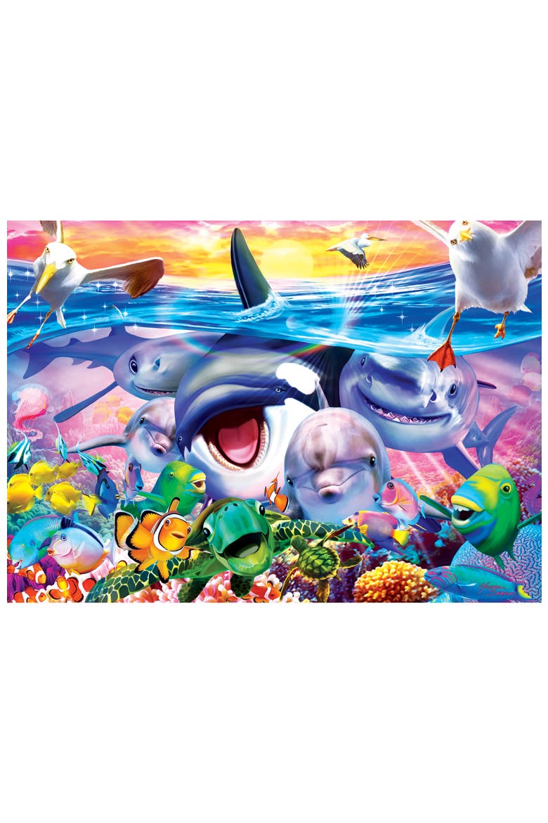 Ocean Oddballs 500 Piece Jigsaw Puzzle, Alternate, color, Multicolor