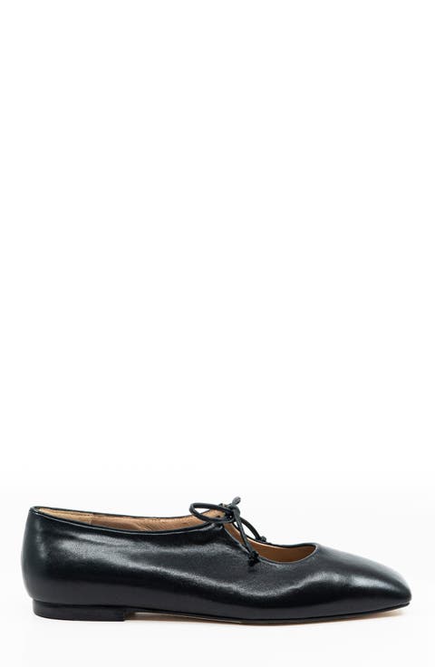 Amelia Leather Ballet Flat