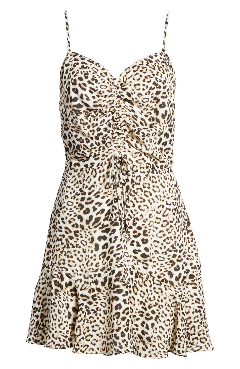 Row A Cinch Front Minidress, Alternate, color, 