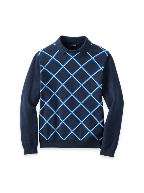 Cotton Crewneck Polo