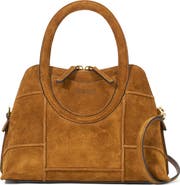 STAUD Mini Naomi Suede Satchel