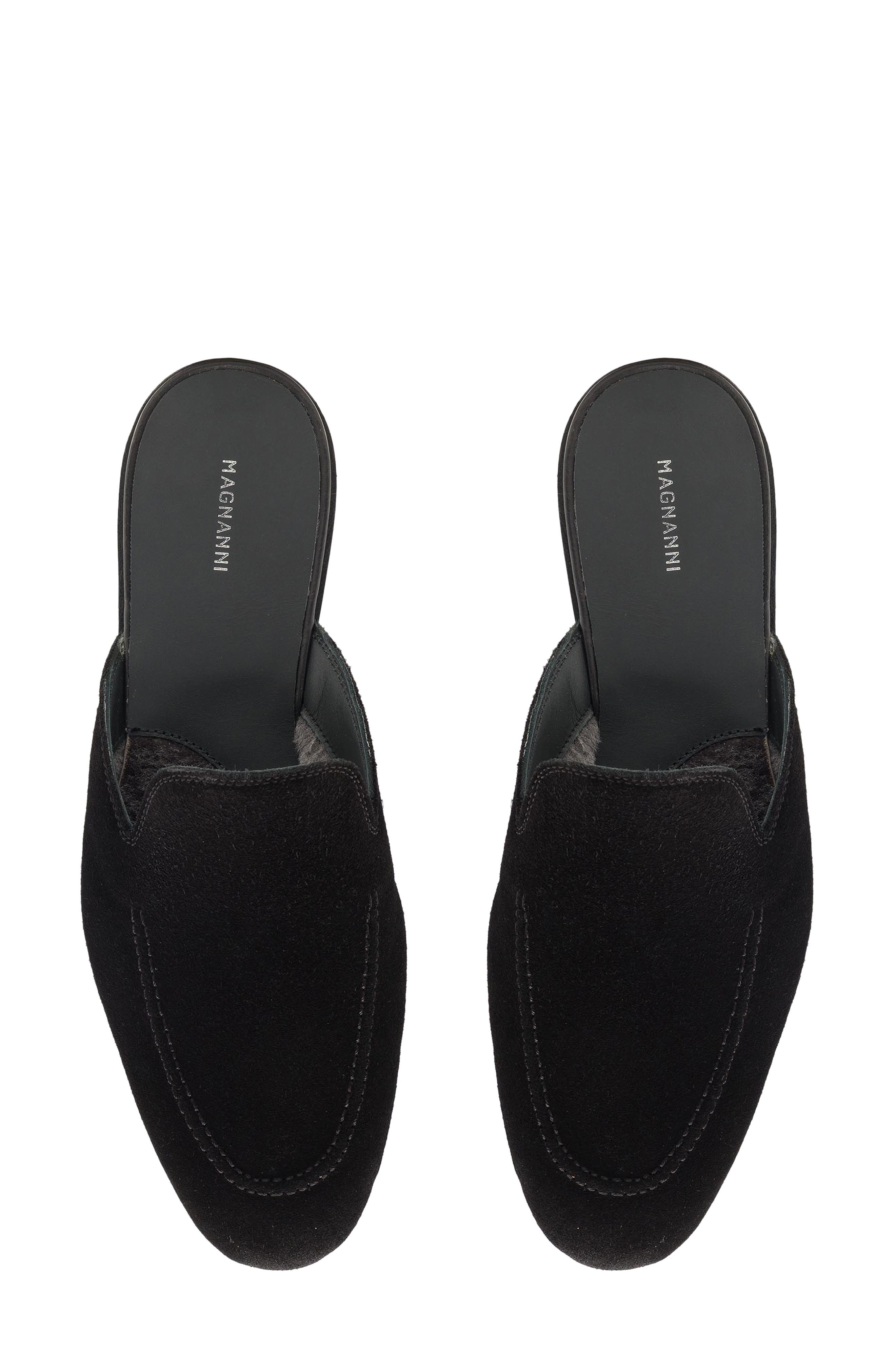 Heidi Flat Mule, Alternate, color, BLACK