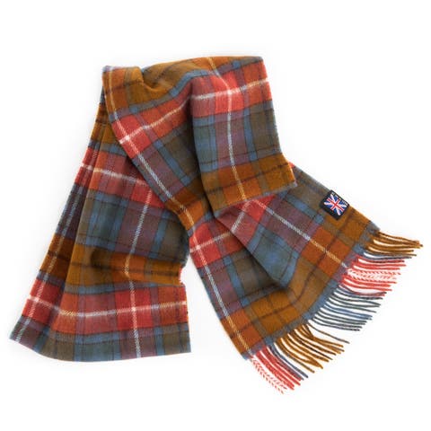 Merino Lambswool Tartan Scarf