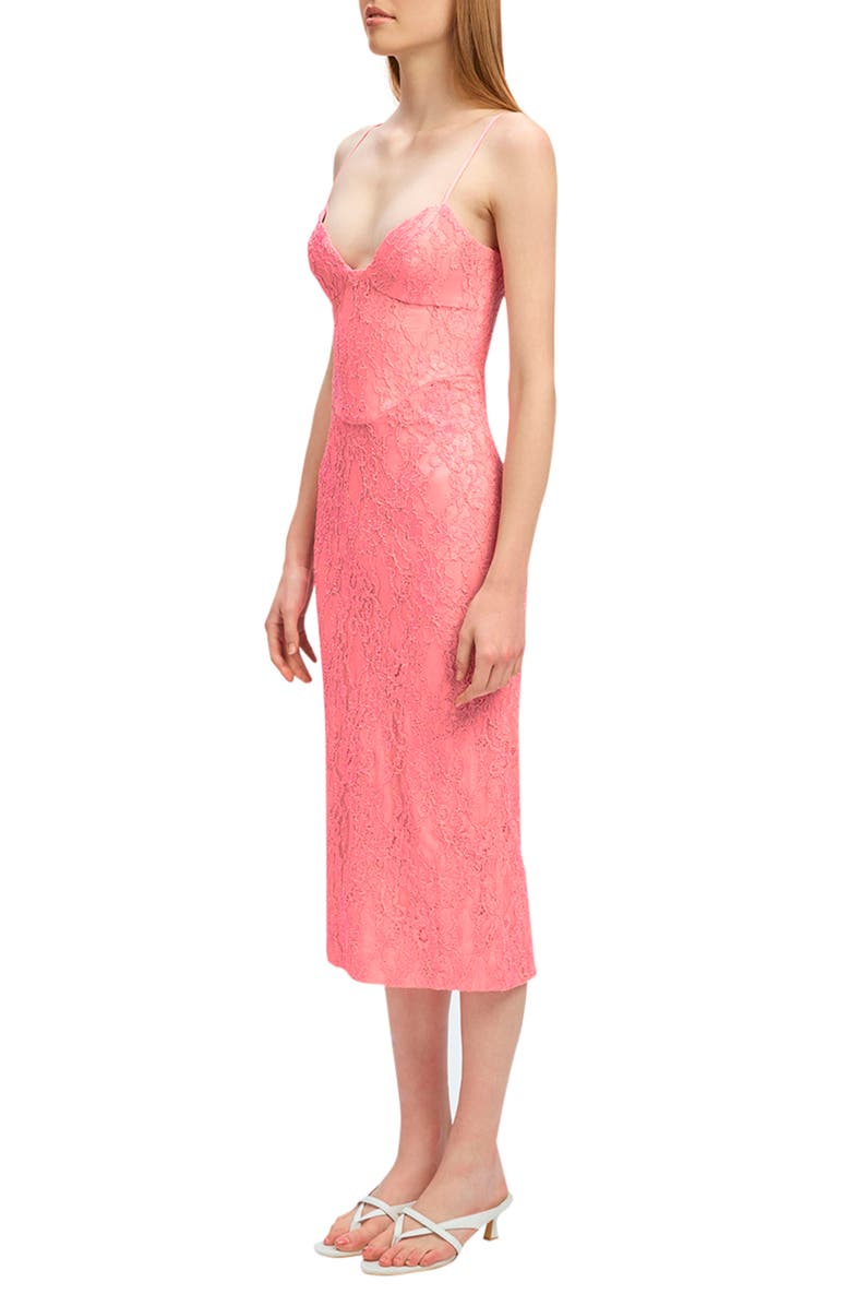 Bardot Hadley Lace Midi Dress, Alternate, color, 