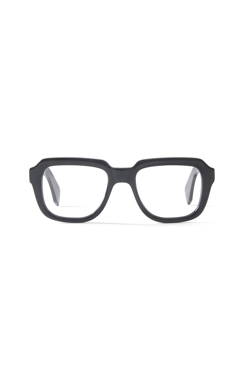 Reuben Blue Light Glasses, Main, color, Black