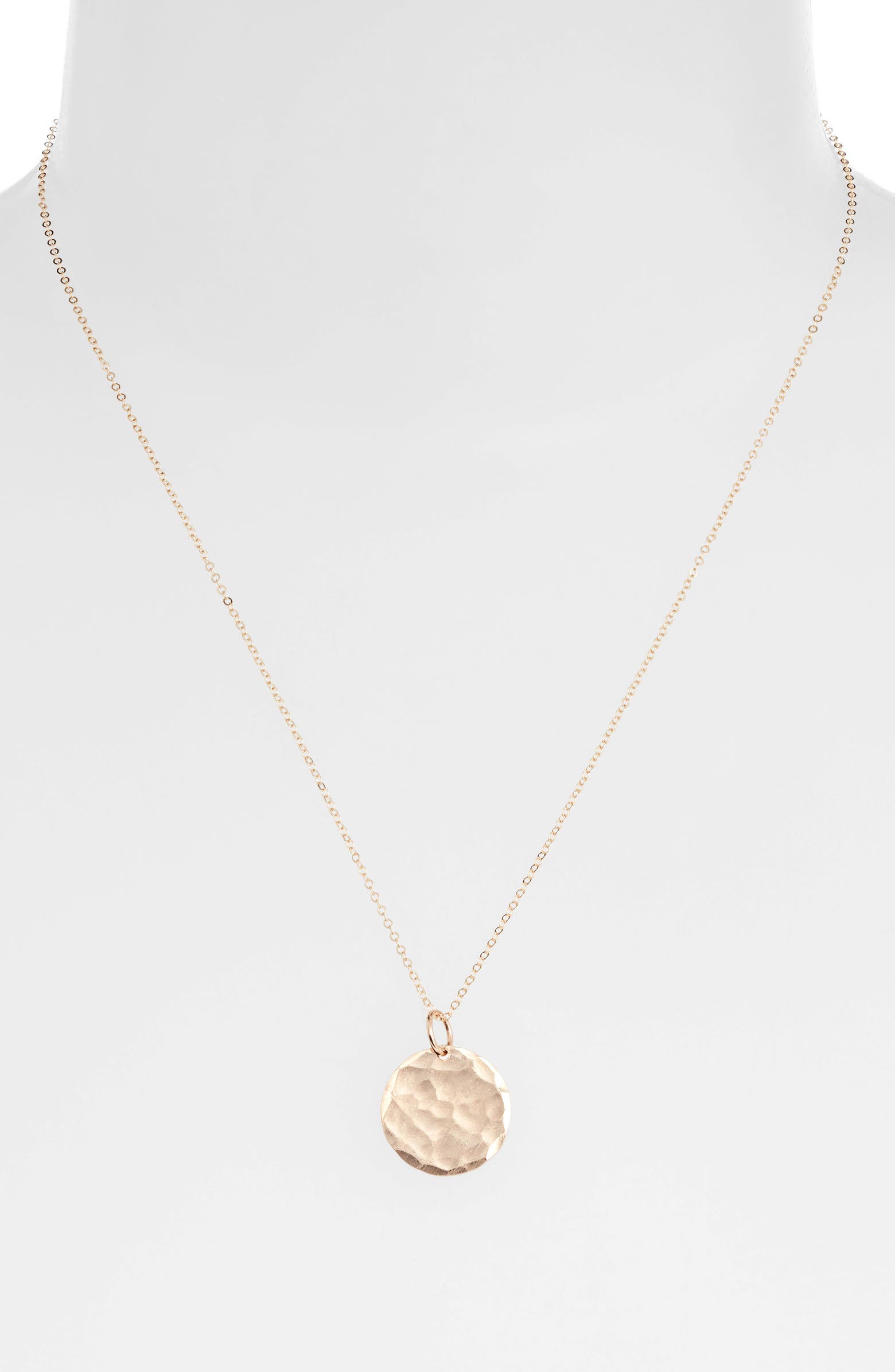 Nashelle Hammered Coin Pendant Necklace | Nordstromrack