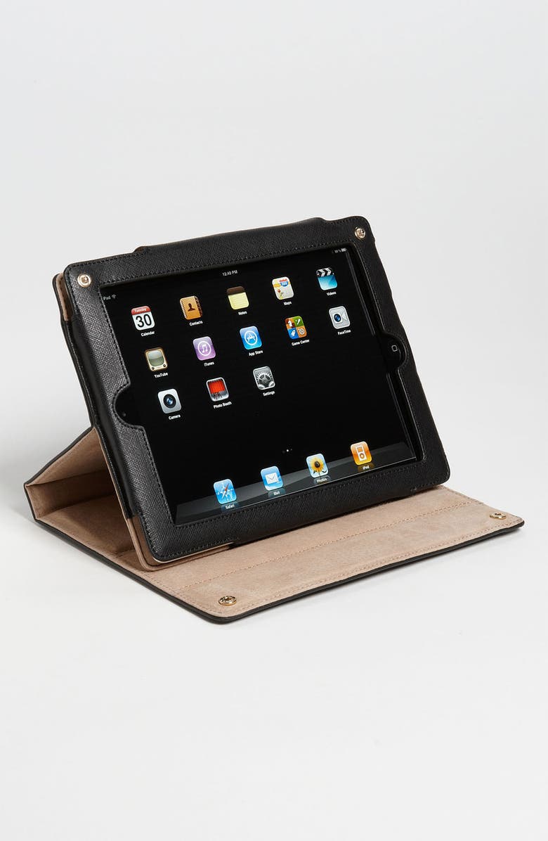 Tory Burch 'Robinson' Saffiano Leather Tablet Case, Alternate, color, 