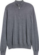Peter Millar Crown Soft Quarter Zip Merino Wool Blend Pullover