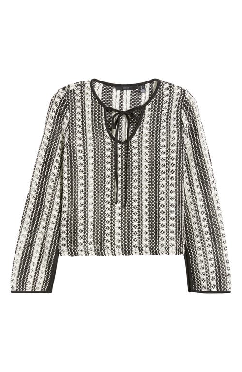 Vero Moda Long Sleeve Crochet Lace Top