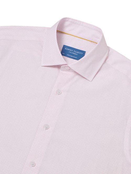 Robert Talbott Reynolds Contemporary Circle Print Shirt In Pink