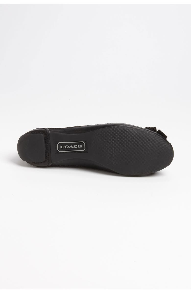 COACH 'Saundra' Flat, Alternate, color, Black/ Black