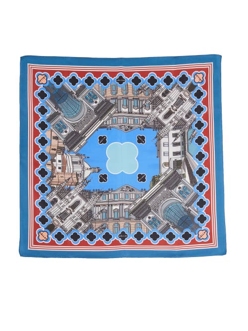 Callas Milano Milan Silk Scarf In Multi