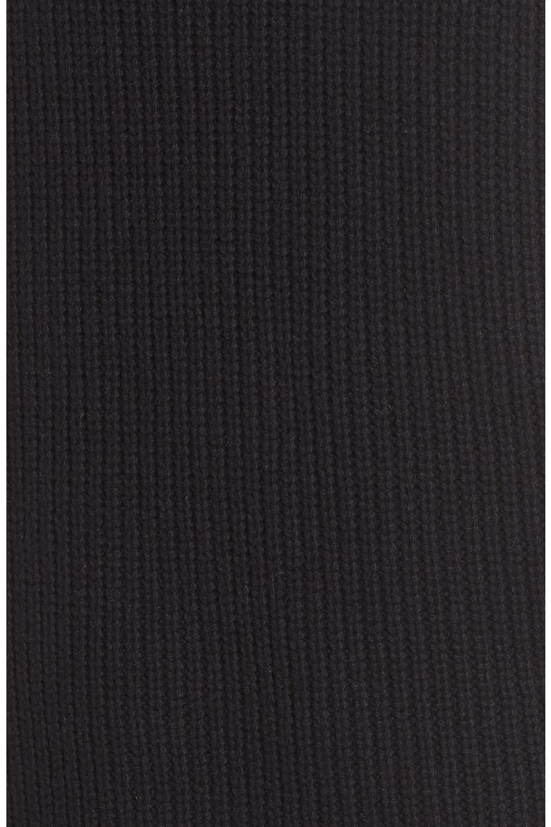 Funnel Neck Sleeveless Sweater, Alternate, color, BLACK