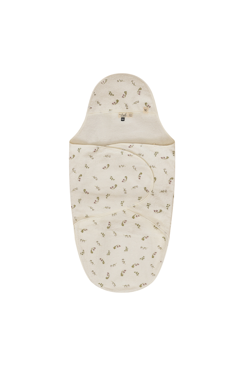 Printed Wrap Terry Towel, Main, color, Mauve/Cream
