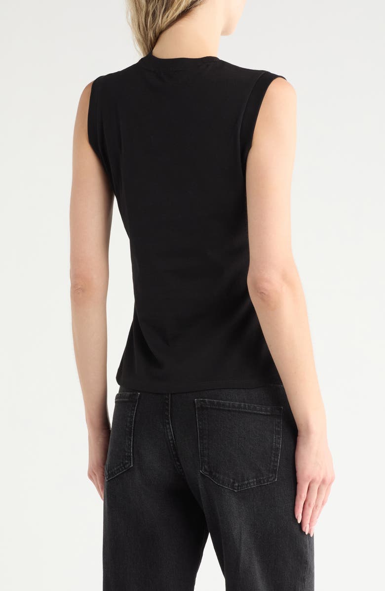 AllSaints Access Imogen Graphic Tank, Alternate, color, Black