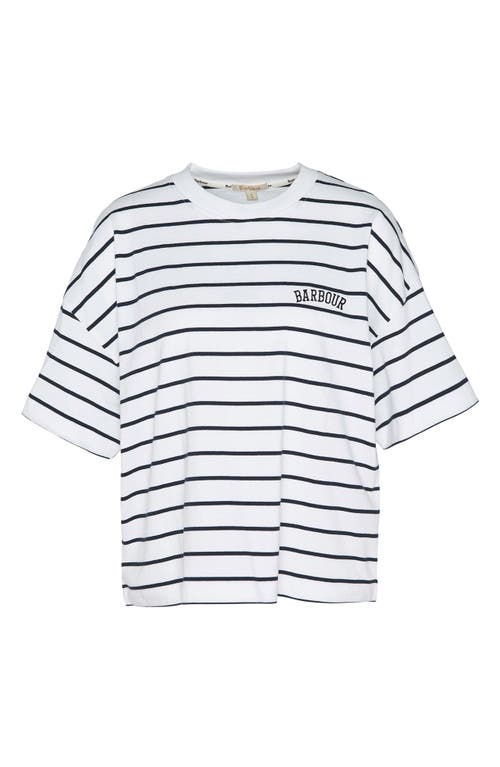 Barbour Marnie Stripe Cotton T-shirt In Multi