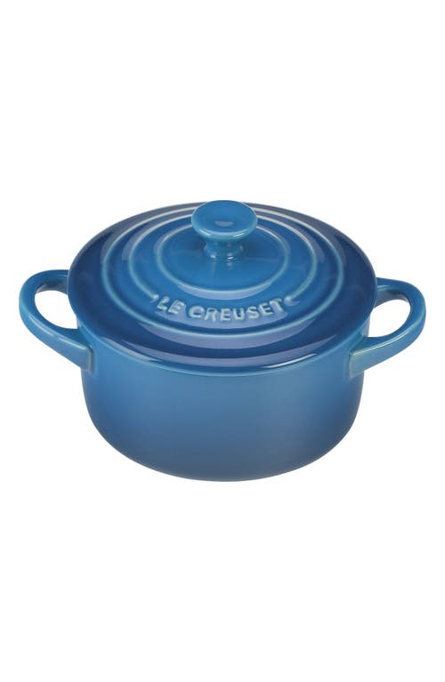 Le Creuset Stoneware 8 oz. Mini Round Cocotte with Lid 