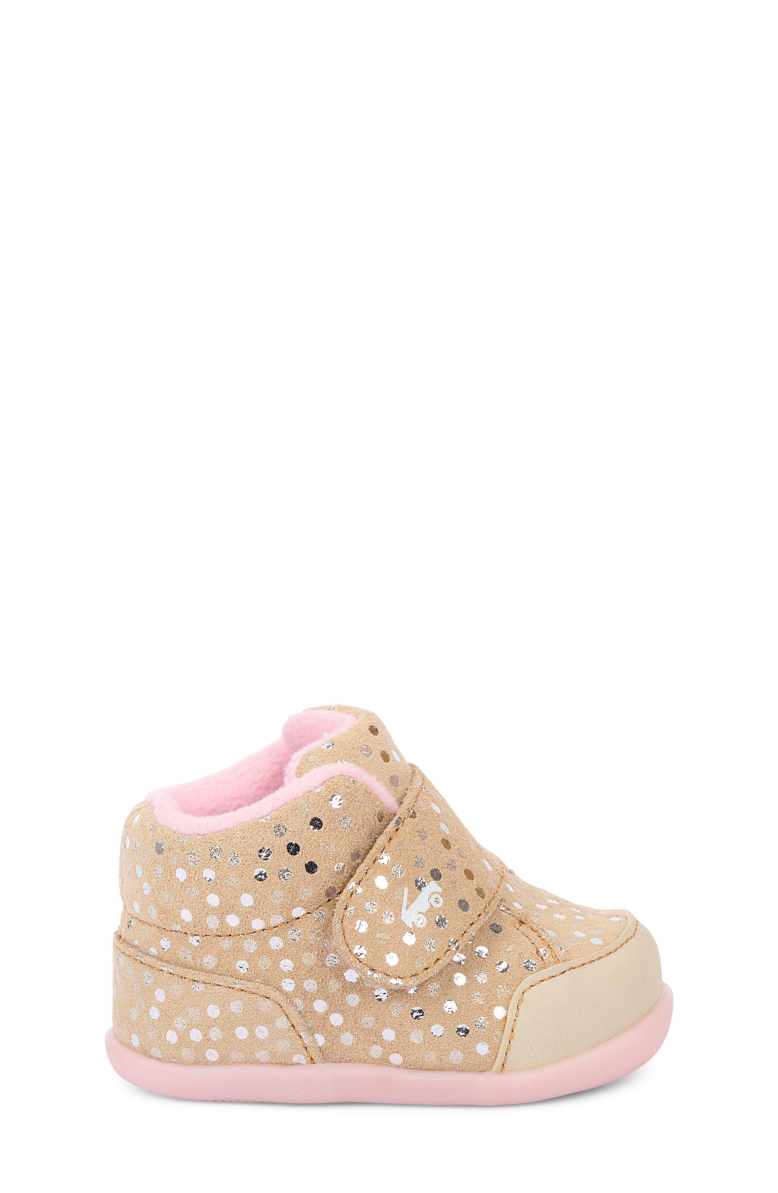 Kids' Casey Mini Leather Bootie, Alternate, color, OATMEAL