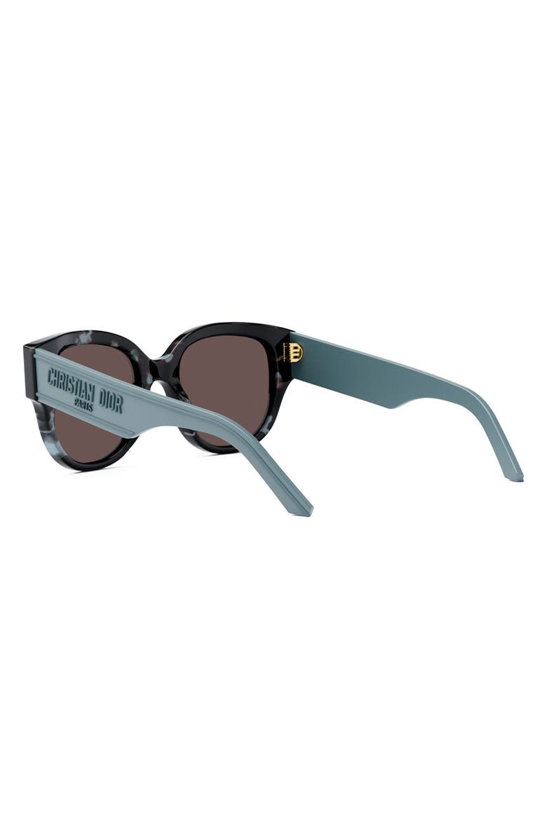 DIOR Wildior BU 54mm Butterfly Sunglasses, Alternate, color, 