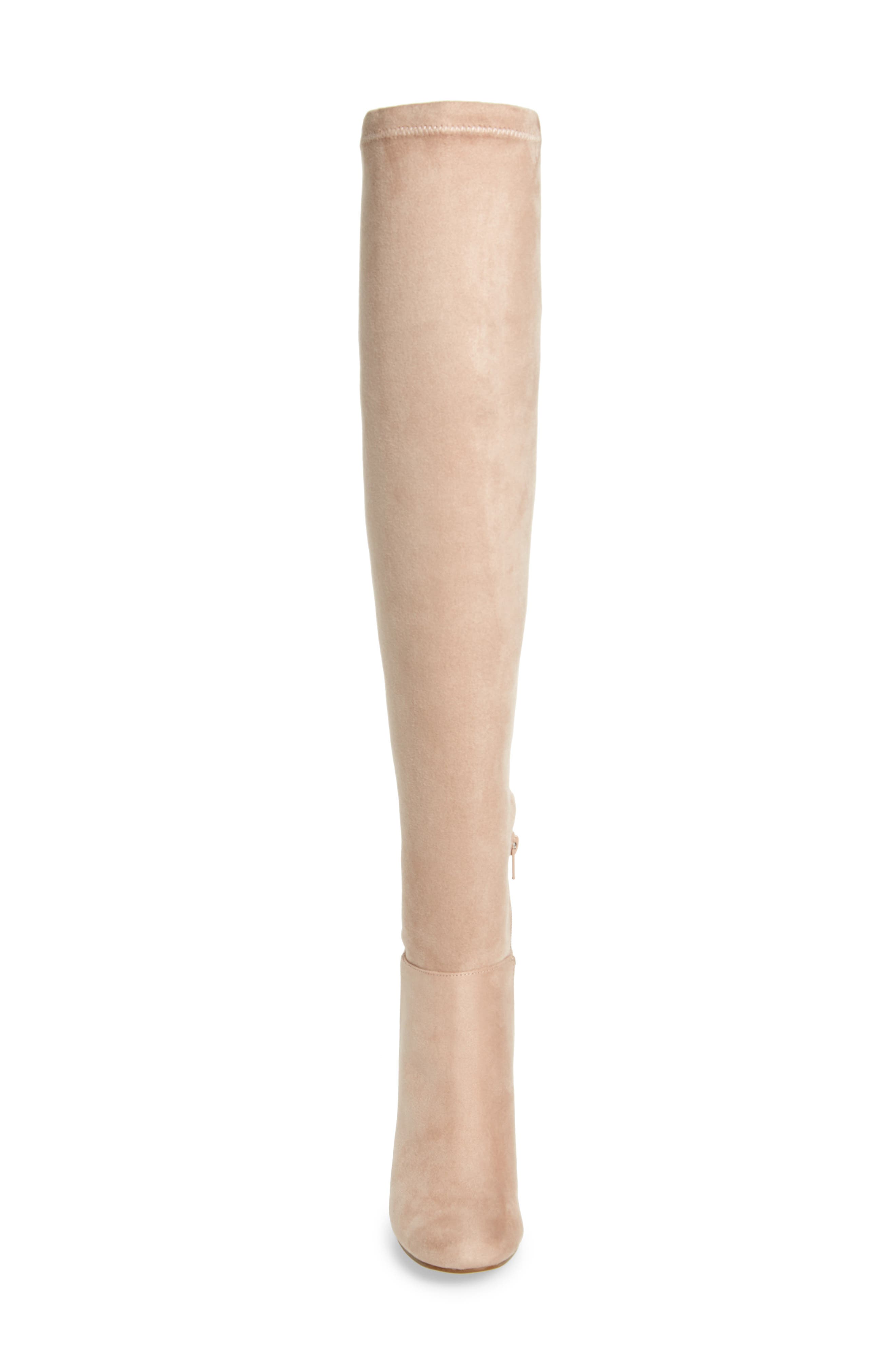 Krush Over the Knee Boot, Alternate, color, PINK SUEDE