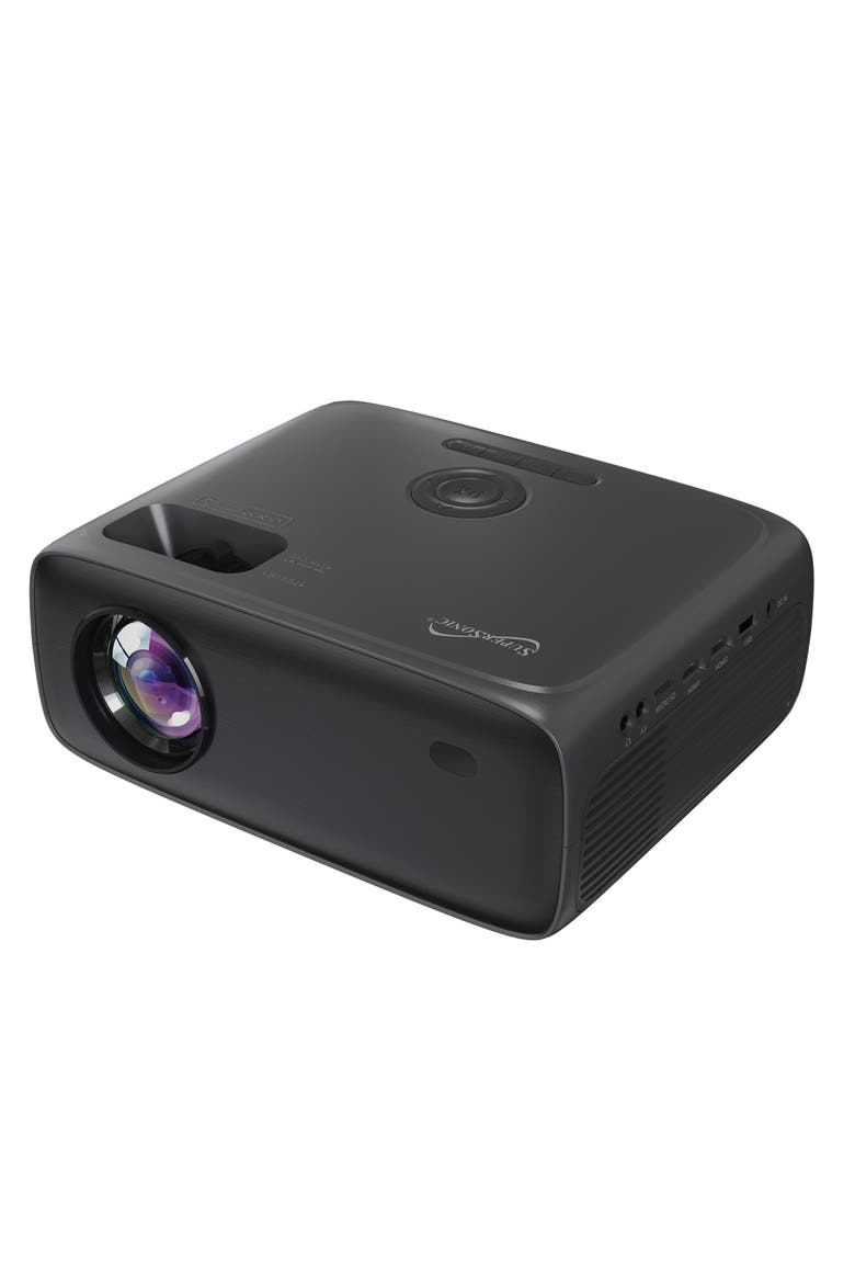 1080p 300 ANSI Lumen LED Projector Bluetooh and Remote, Alternate, color, Black
