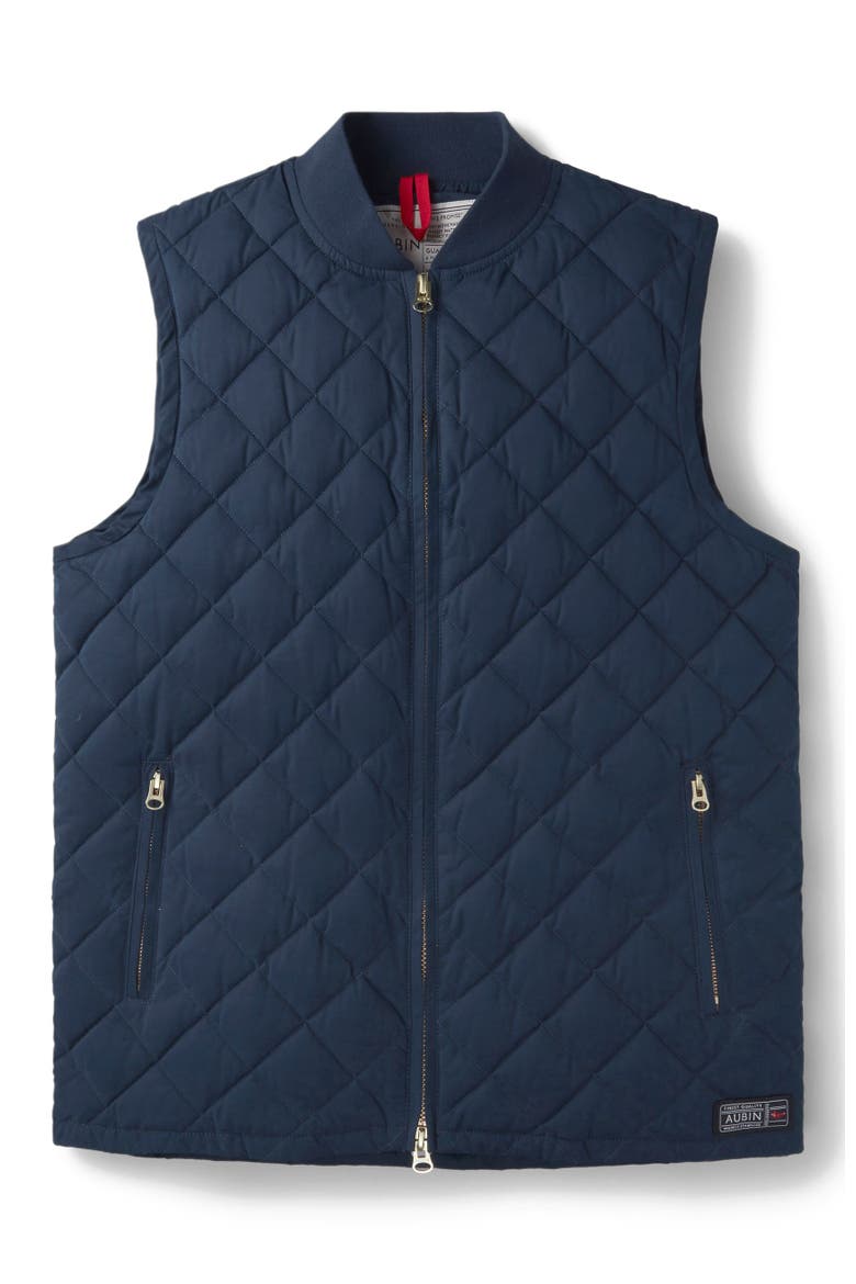 Anwick Quilted Gilet Vest, Alternate, color, Navy