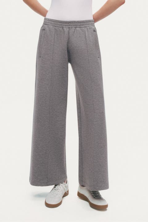 Relaxed Wide-Leg Track Pants