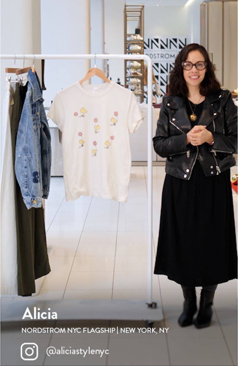 Peanuts<sup>®</sup> Woodstock Cotton Graphic T-Shirt, sales video thumbnail