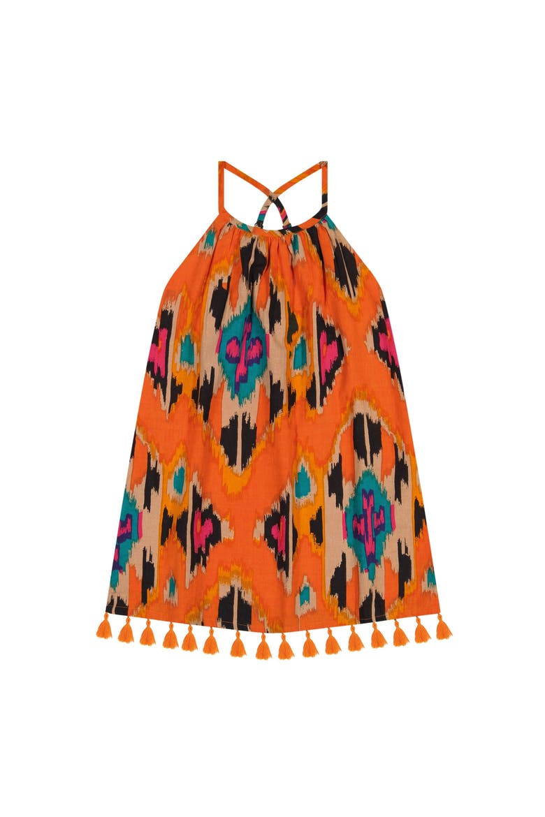 Mini Chantal Dress, Main, color, Orange