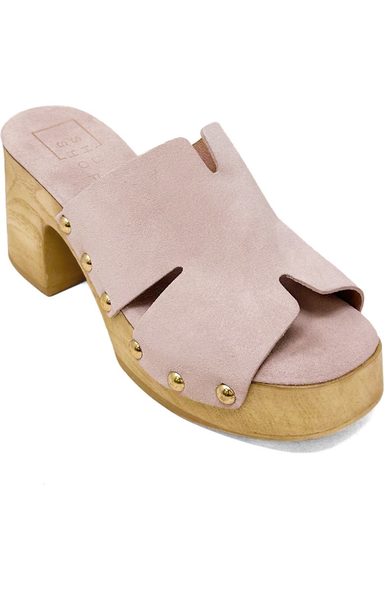 SHUSHOP Florence Platform Sandal, Main, color, Blush