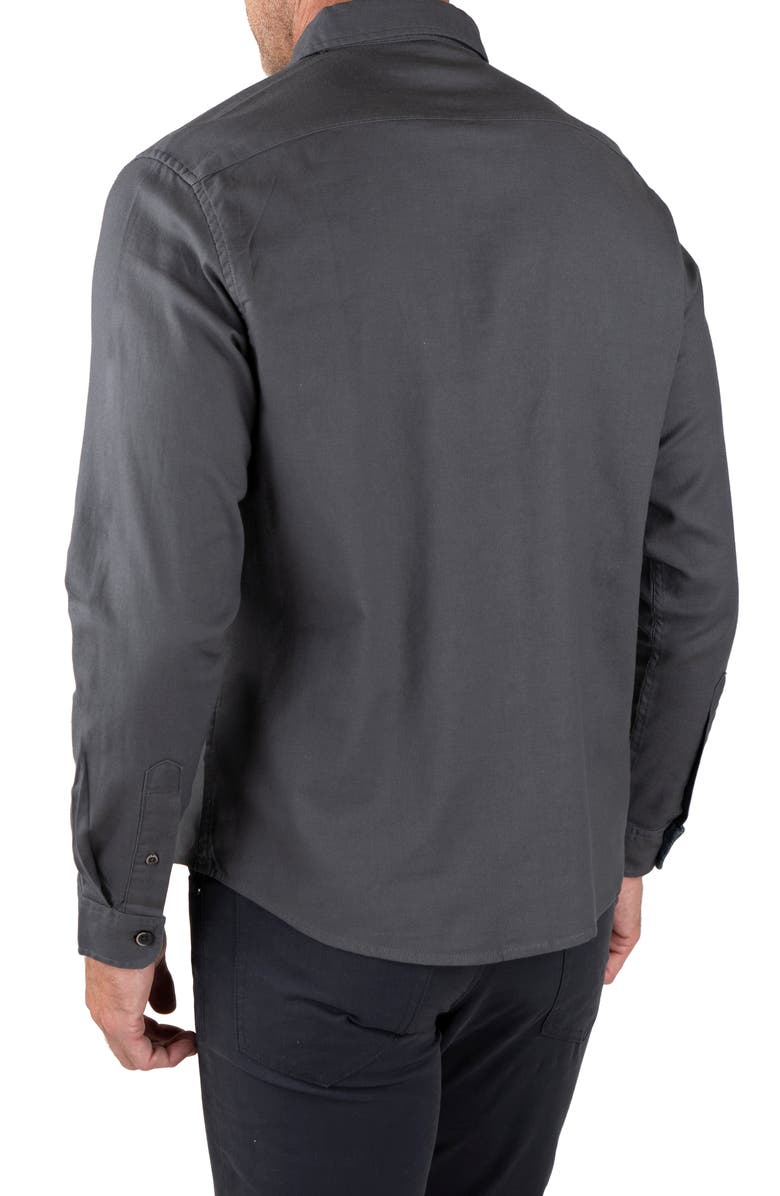 Tailor Vintage Flannel Twill Button-Up Shirt, Alternate, color, 