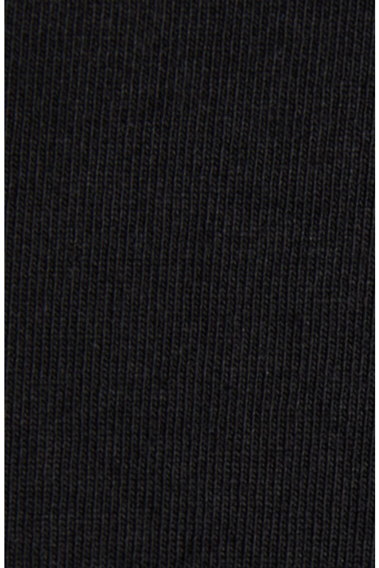 Face Embroidered Cotton Jersey T-Shirt, Alternate, color, 1010 DOUBLE BLACK