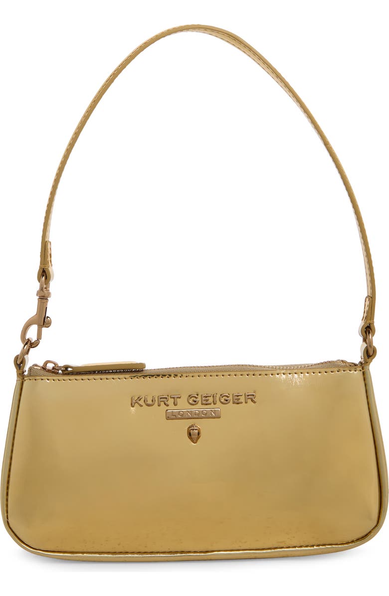 Kurt Geiger London Highgate Small Wristlet Shoulder Bag, Main, color, Gold