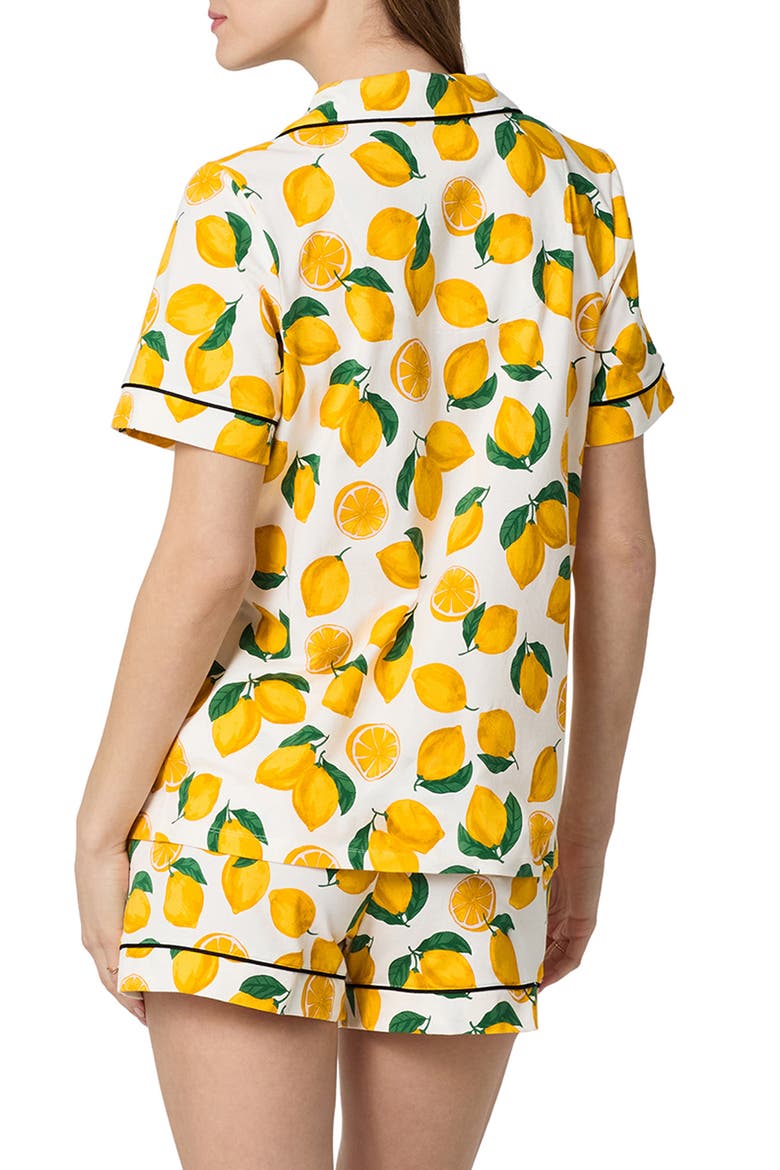 Print Stretch Jersey Short Pajamas, Alternate, color, MAIN SQUEEZE